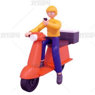模拟外卖员