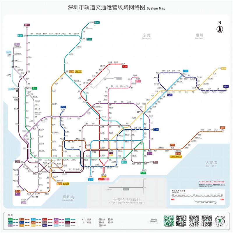 深圳地铁线路图高清图标