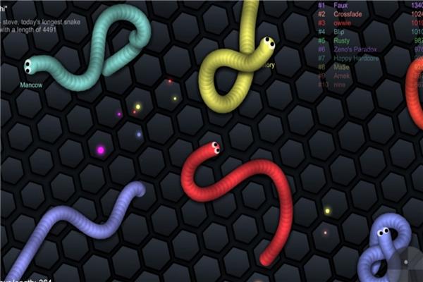 不需要登录的贪吃蛇大作战黑色老版