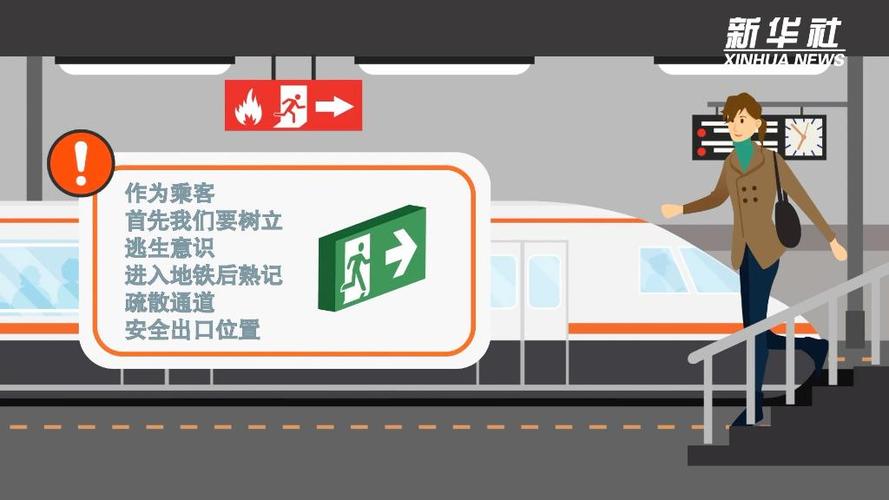 地铁发生火灾,还没登车时,如何逃生图标