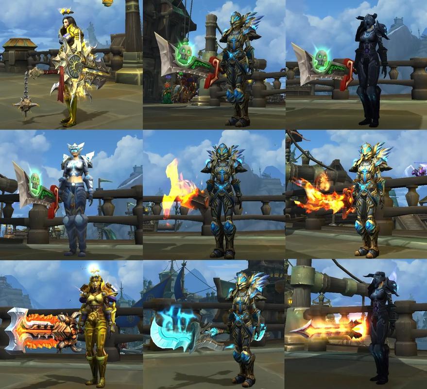 魔兽世界惩戒骑神器外观图标